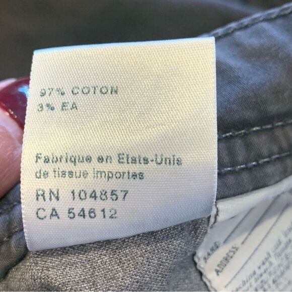 AG The Protege Straight Leg Gray Jeans Size 38x34 - Picture 8 of 11